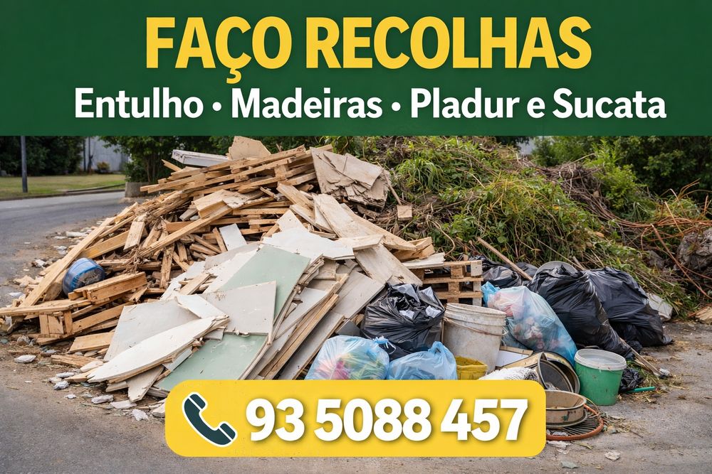 Faço cargas de entulho