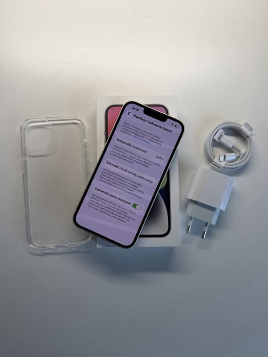 iPhone 14 128gb biały bateria 100% komplet