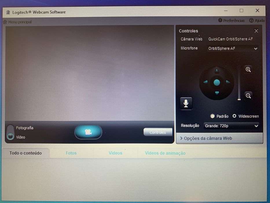 Webcam USB Logitech Orbit AF