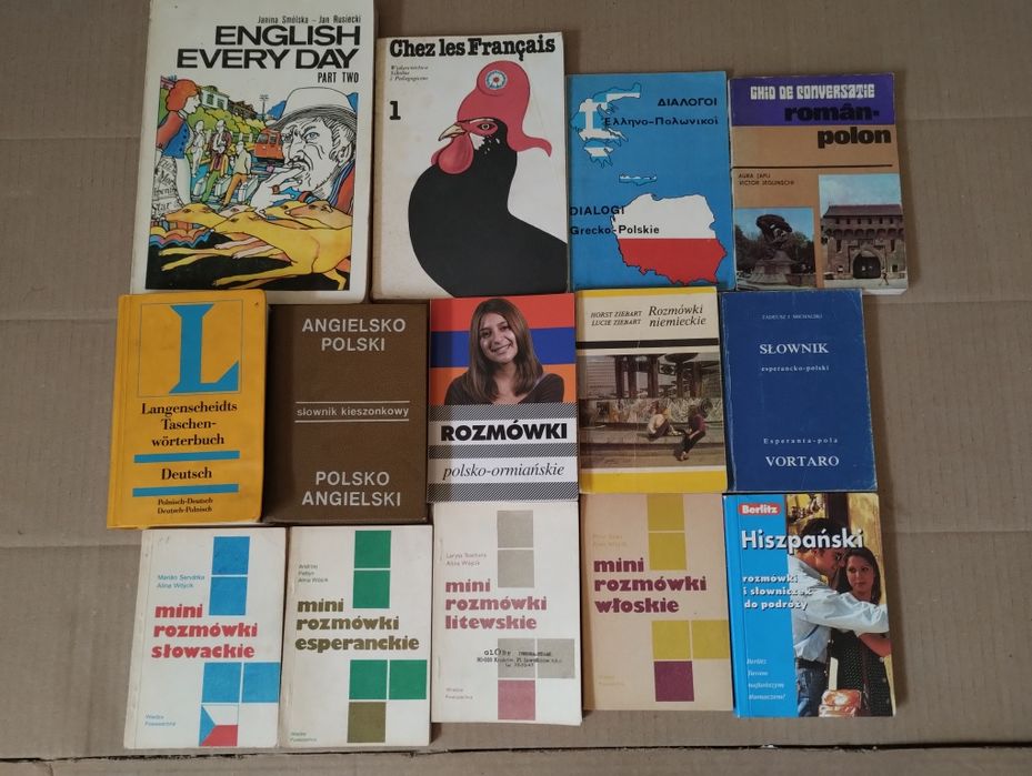14 książek do nauki języków obcych – rozmówki, słowniki, podręczniki