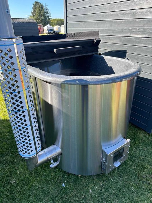 BALIA OWAL LUX - z piecem zewnętrznym -hot tub, spa, jacuzzi
