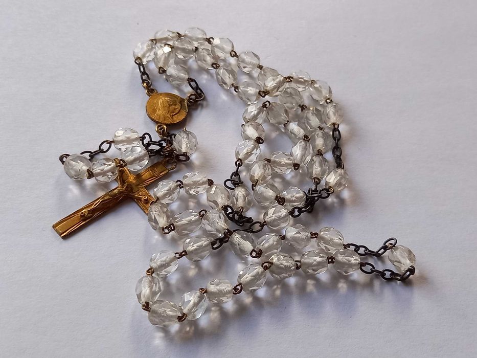 Stary różaniec .vintage