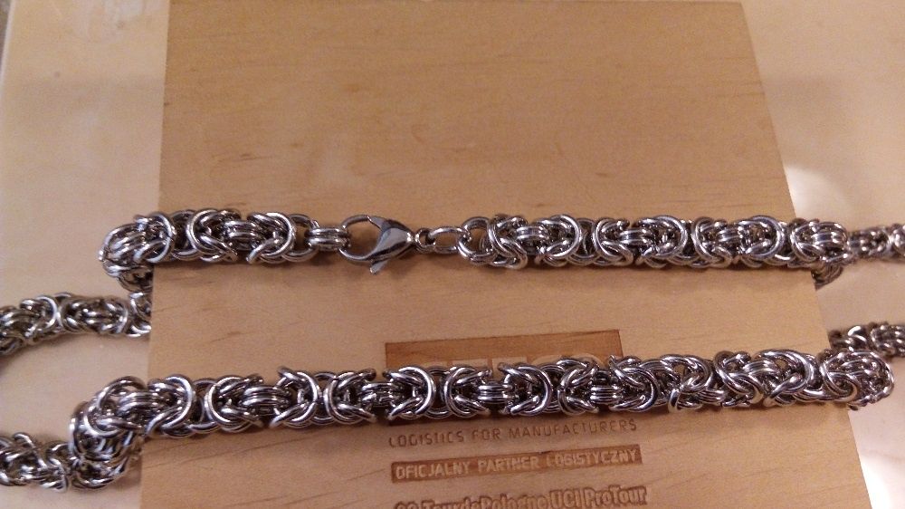 Srebrny łańcuszek,złoty łańcuszek,splot królewski,galibardi,316l,NOWY