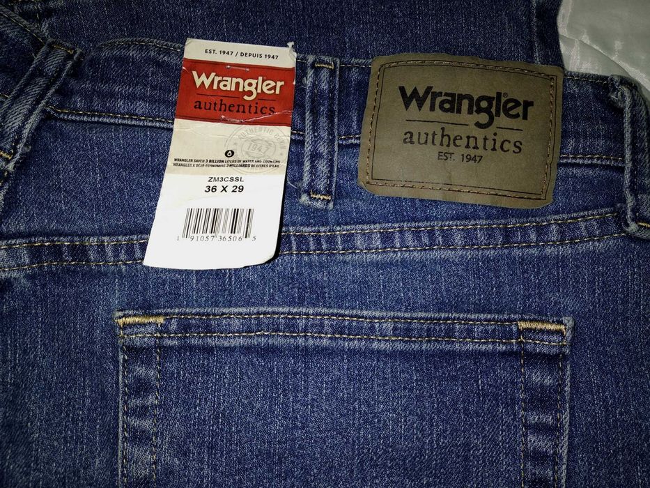Джинси WRANGLER authentic zm3cssl W36 L29 made in Mexico з США