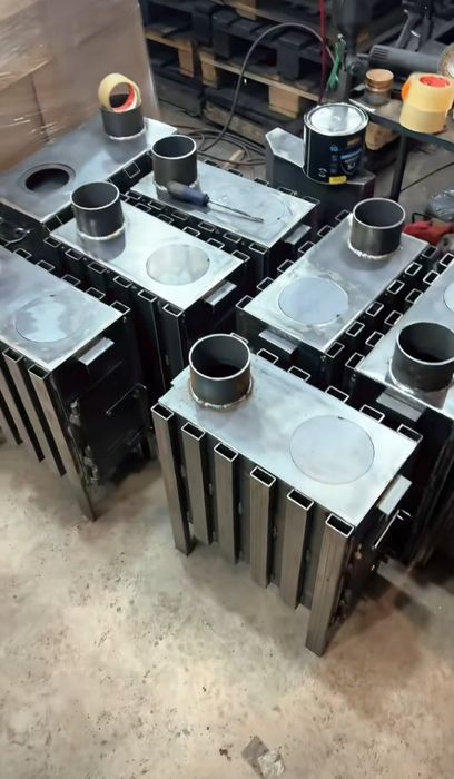 буржуйка піч котел булерьян опалення на дровах металева буржуйка дрова