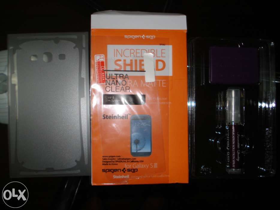Bumper e Películas Spigen para Samsung Galaxy S3