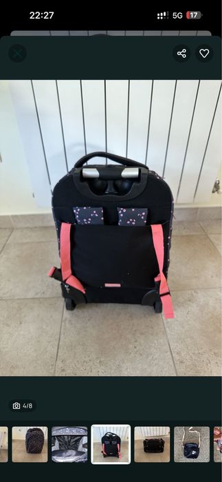 Mochila escolar ou viagem com rodinhas troley