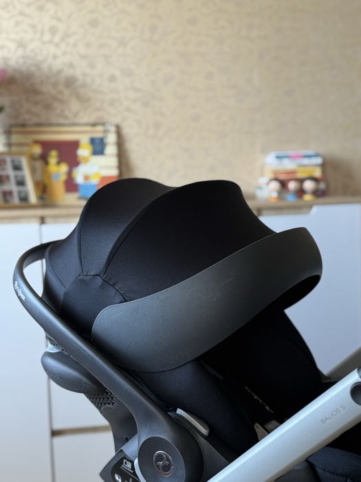 Автолюлька автокрісло Cybex cloud G 0+ адаптери balios s lux