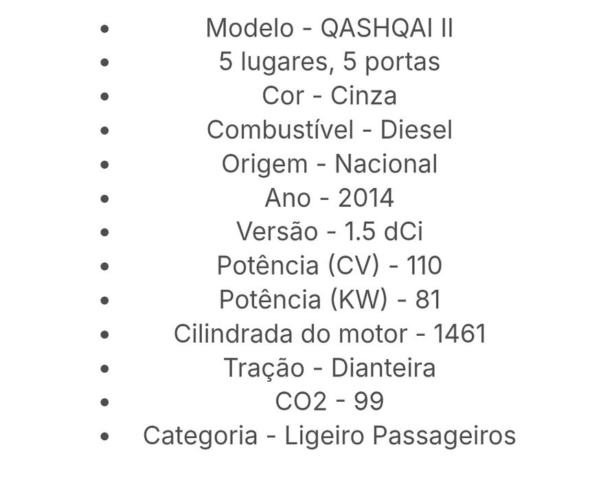 Nissan Qashqai  1,5dci Câmaras 360