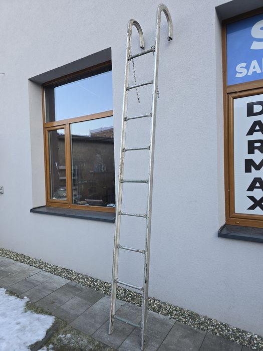 Drabina stalowa z hakiem