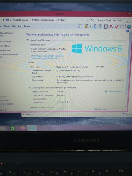 Samsung ativ book 13,3 cala SSD 128 GB