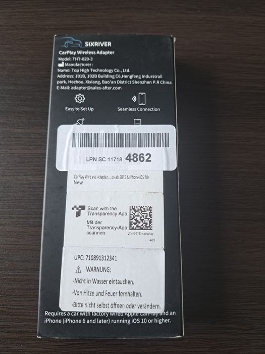 Bezprzewodowy Adapter CarPlay