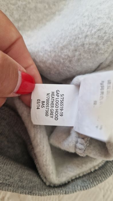 Sweatshirt Gap cinza, tamanho S
