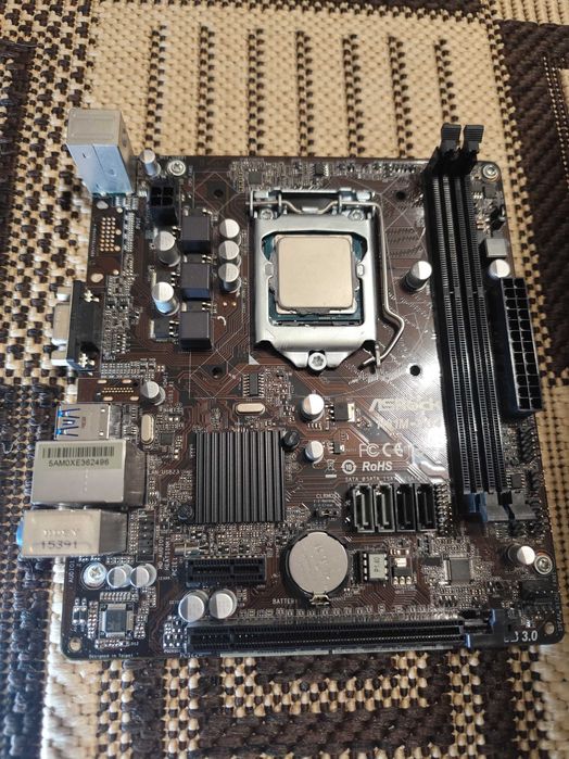 Материнська плата ASRock H81M-VG4 + процесор Intel Core i5-4690K