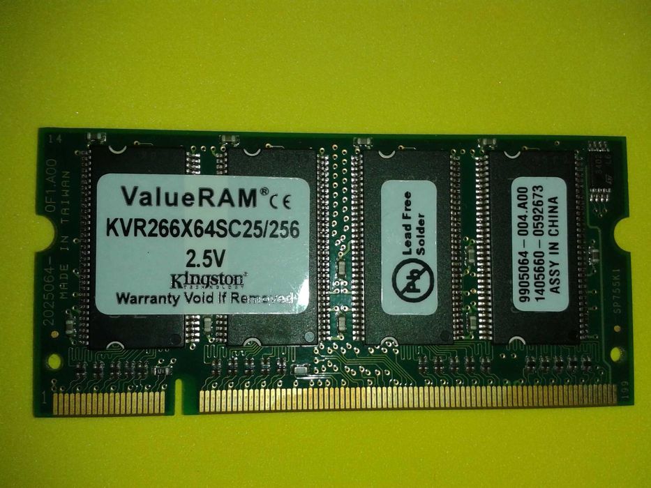 Memorias RAM antigas (vários modelos)