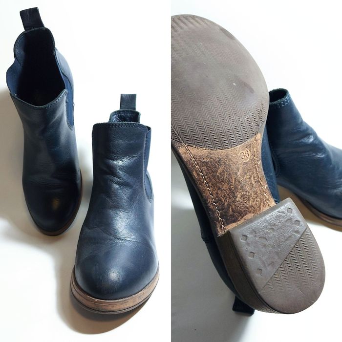 Жіночі челсі на широких підборах / 38 розмір / Німеччина