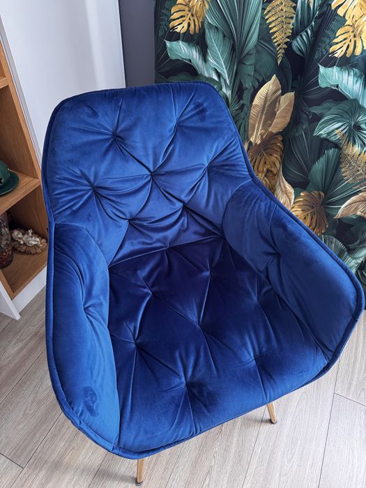 Krzesło granatowe EMWO meble