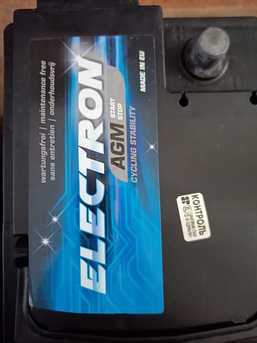 Акумулятор стартовий AGM Start Stop Eleсtron 105Аг 12в 950А батарея автомобільна АГМ 105 ач 105 Ah