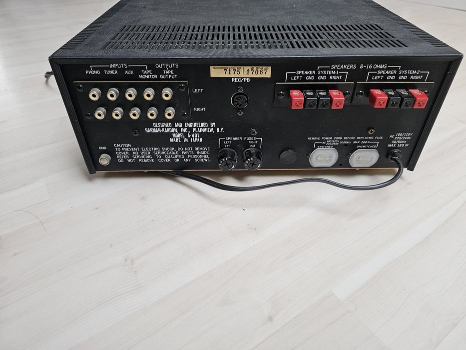 Легендарний вінтажний підсилювач Harman Kardon А-401 ( Рідкісний )