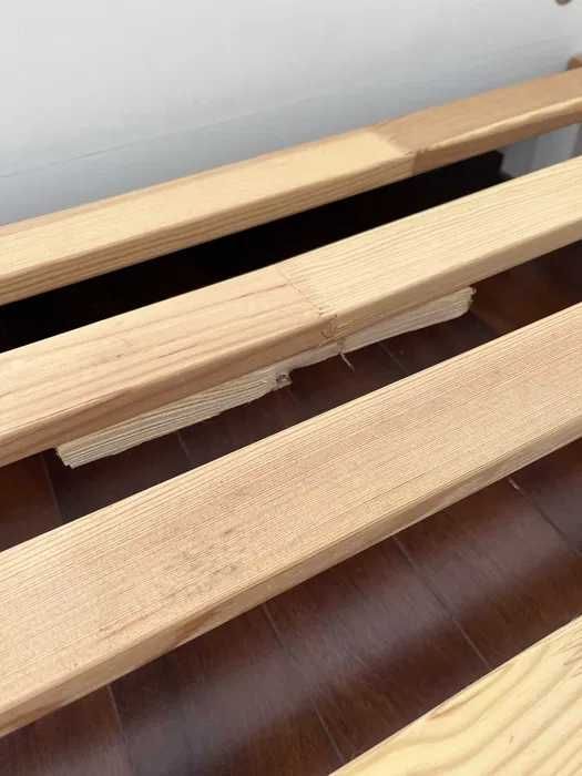 Cama extensível IKEA BUSUNGE Branco + colchão extensível + roupa de cama