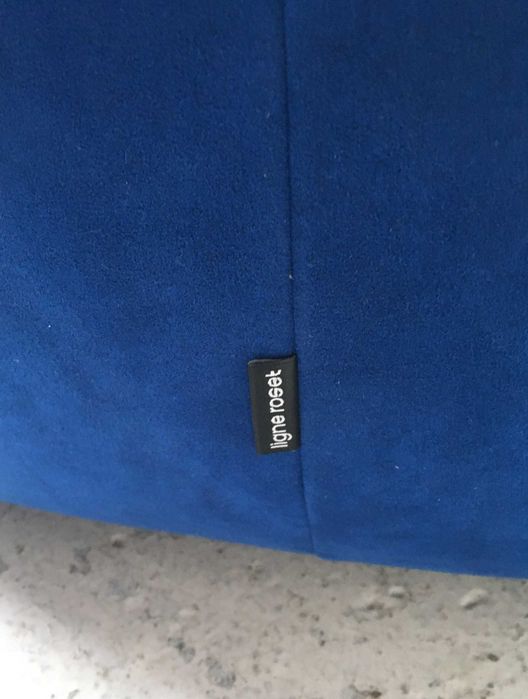 Ligne Roset fotel Pumpkin alcantara proj. Pierre Paulin vintage design