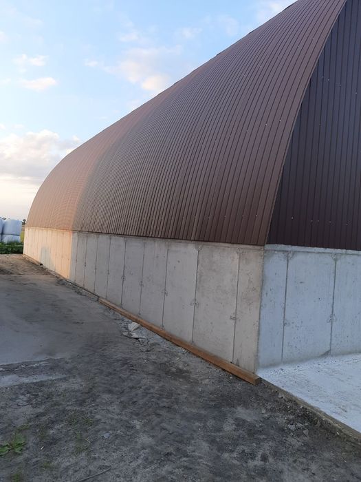 Hala łukowa 14.5 x 20m wys 6.4m ocynk wiata garaż obora magazyn kurnik