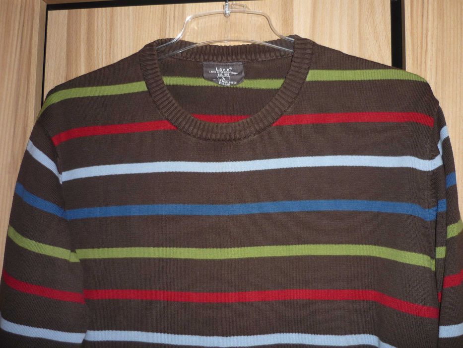 Sweter męski H&M w paski roz. L