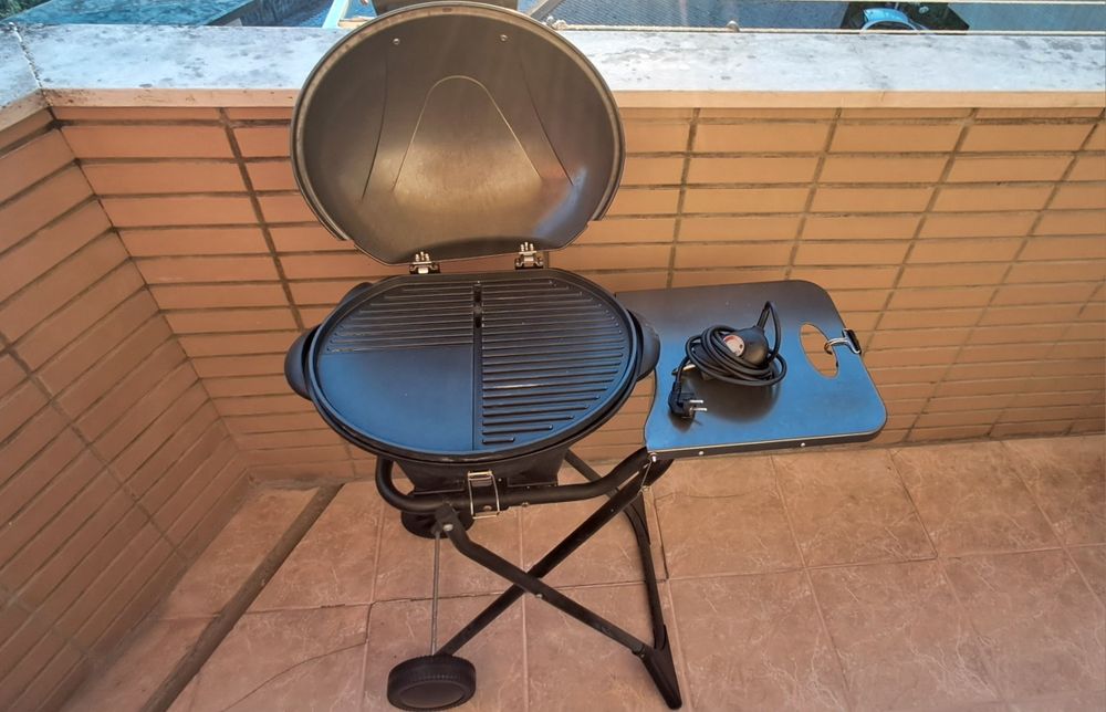 Grelhador Elétrico KASA com Tampa – Excelente Estado
