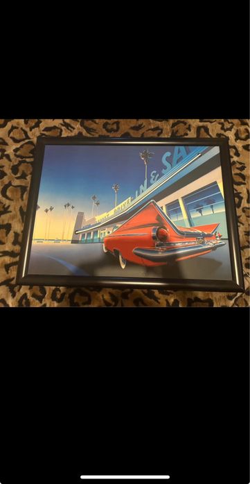 Quadro vintage em led