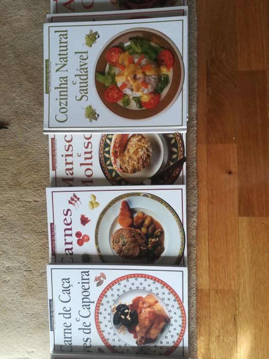 Coleção Livros culinária completamente NOVOS