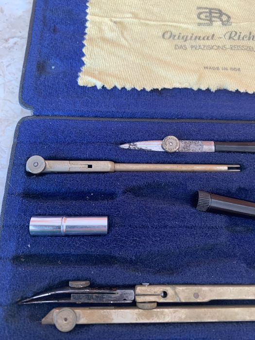 Zestaw kreślarski Original Richter DDR