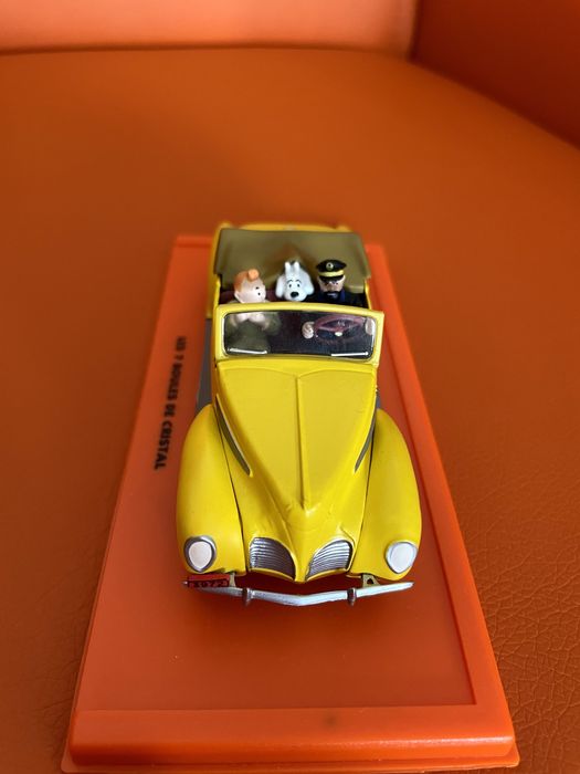 Carro miniatura de coleção Tintin com certificado