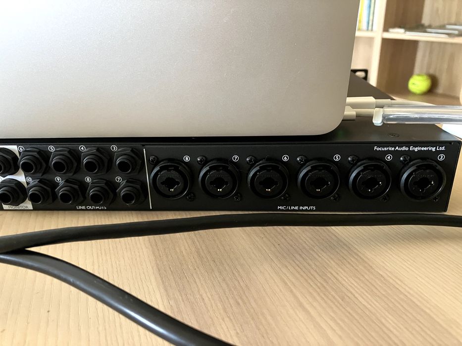 Focusrite Saffire Pro 40 Interface Áudio Rack FireWire (Testada) + Caixa