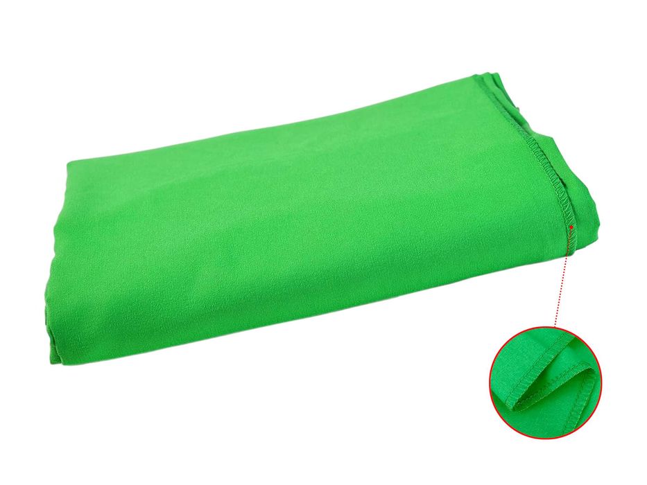 Fundo verde de pano para estúdio de vídeo (Chroma key) 2x3 metros