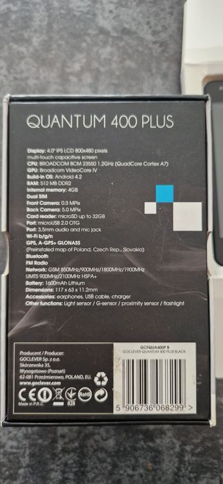 Telefon GOCLEVER Quantum 400 PLUS