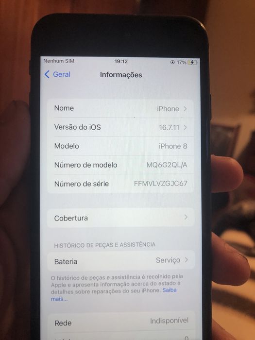 Iphone 8 64Gb de memoria