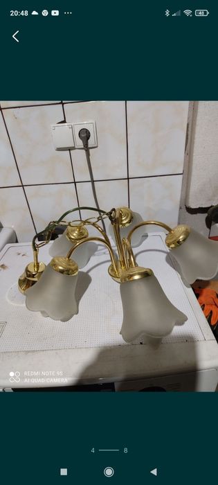 Sprzedam stare lampy żyrandole PRL