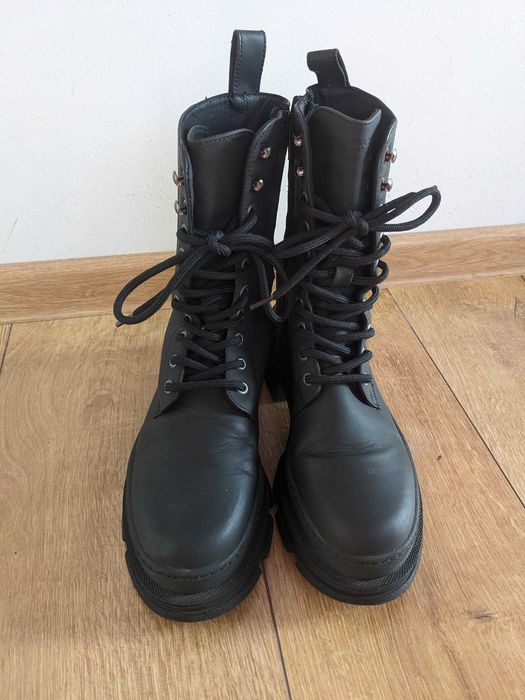 Wysokie glany, botki Garment Project rozmiar 37.