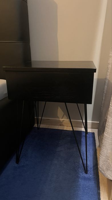 Szafka nocna czarna  2 szt