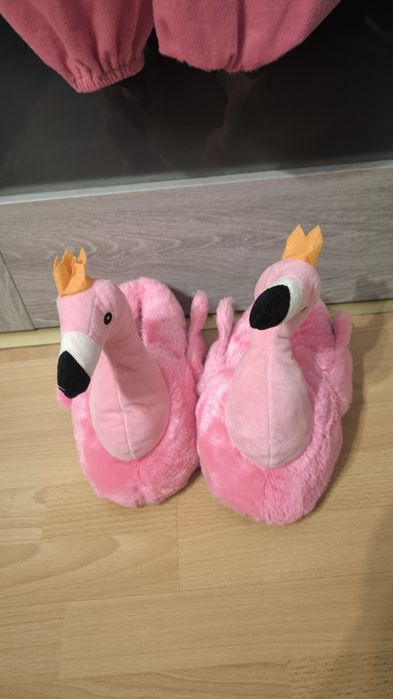 Strój flaminga+kapcie