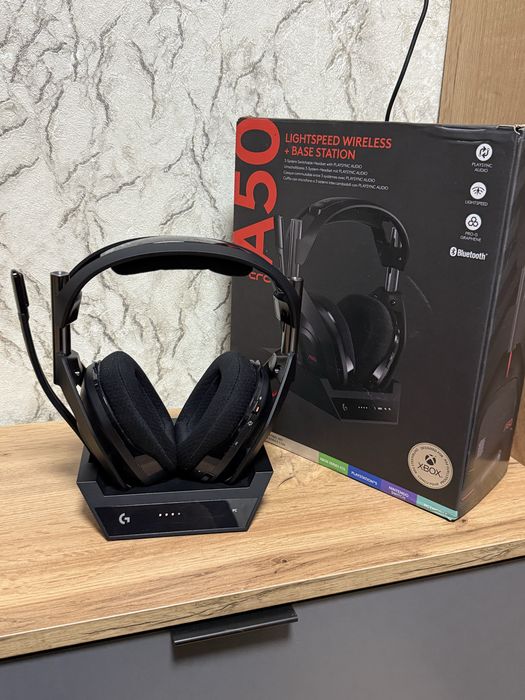 Навушники Logitech Astro A50 Gen 5 Wireles блютуз вайфай