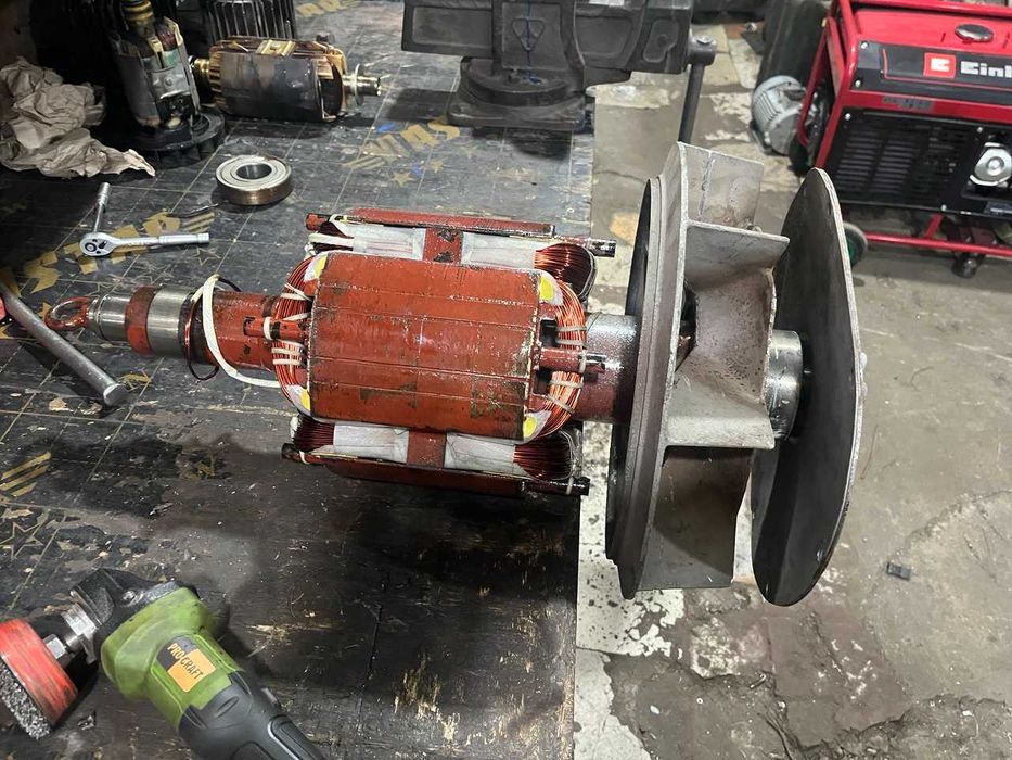 Ремонт, перемотка обмоток промислових генераторів до 1.2 МВт