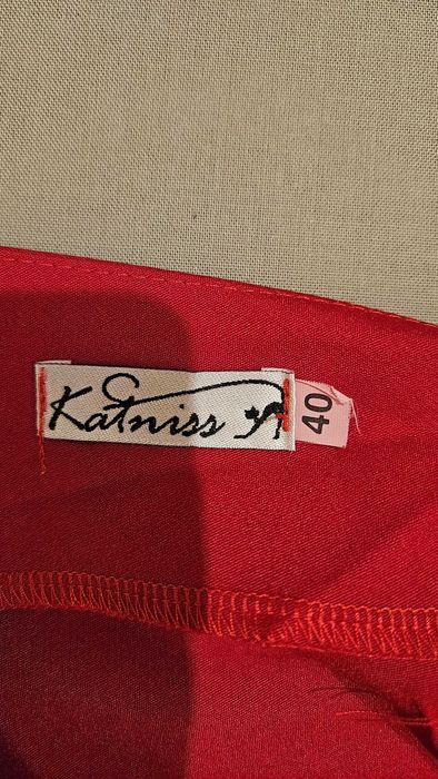 Sukienka Katniss 38/40 czerwona