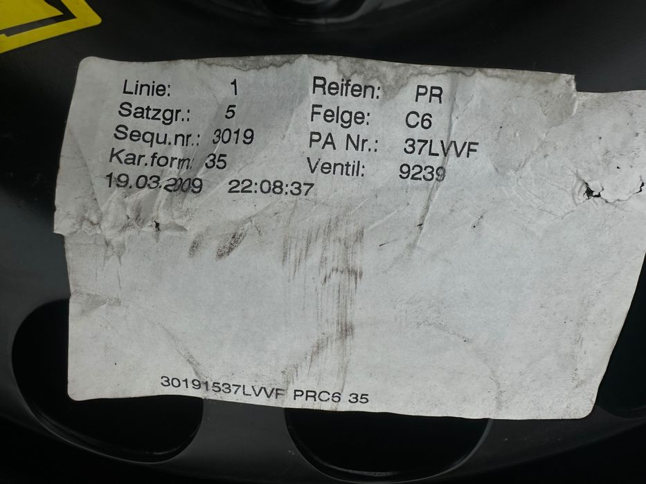 Докатка 5 110 R16 Opel/GM ORIGINAL