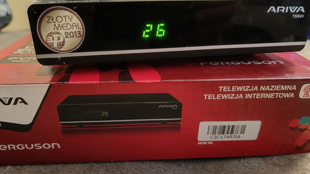 Dekoder DVB-T Ariva T650i Bez pilota
Tuner DVB-T WI