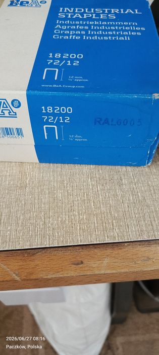 Zszywki tapicerskie 72/12