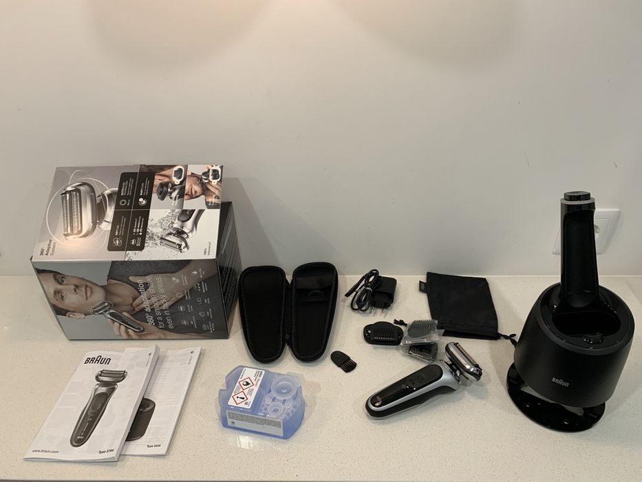 Maquina da barbear braun serie 7 com smartcare center nova