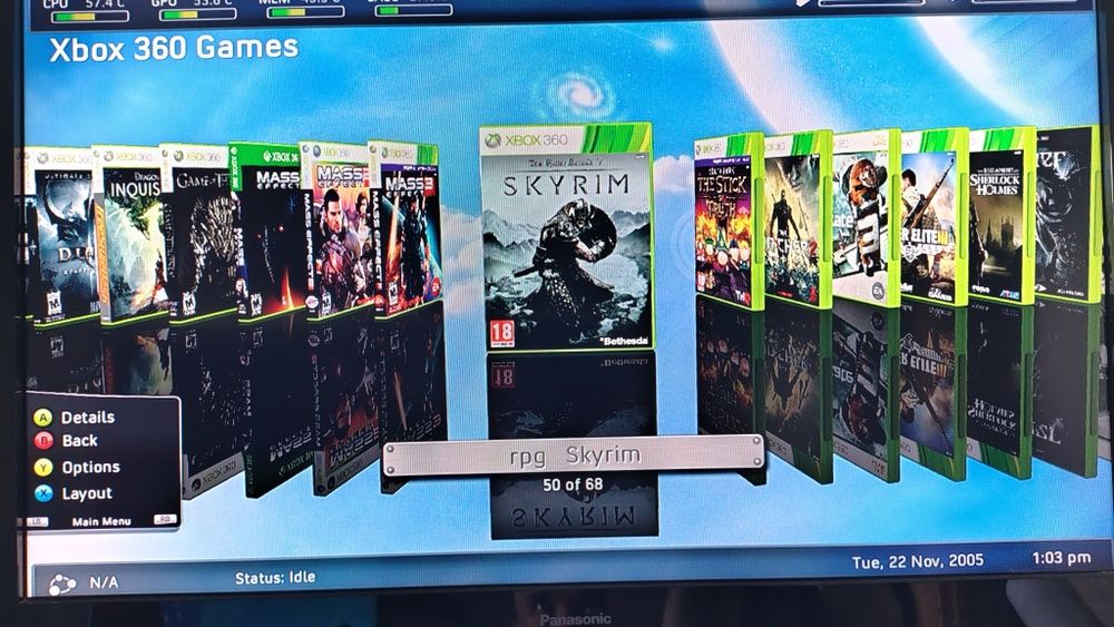 Xbox 360 Slim TRINITY | RGH 3.0 | HDD 500GB | Custom White-Black | Serwis