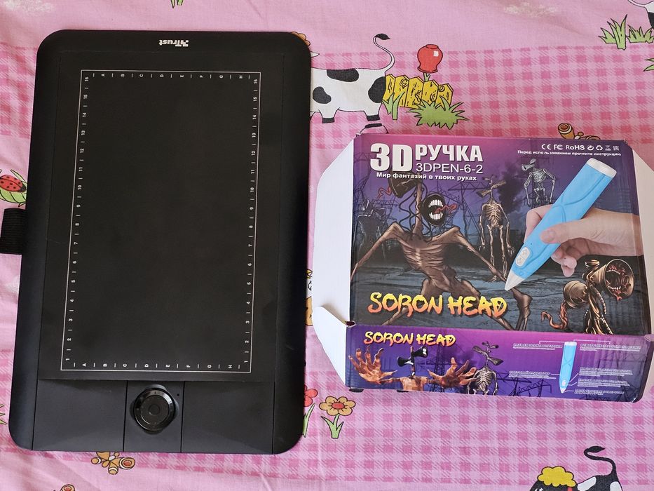 Графічний Планшет Trust Panora design Tablet и 3д ручка