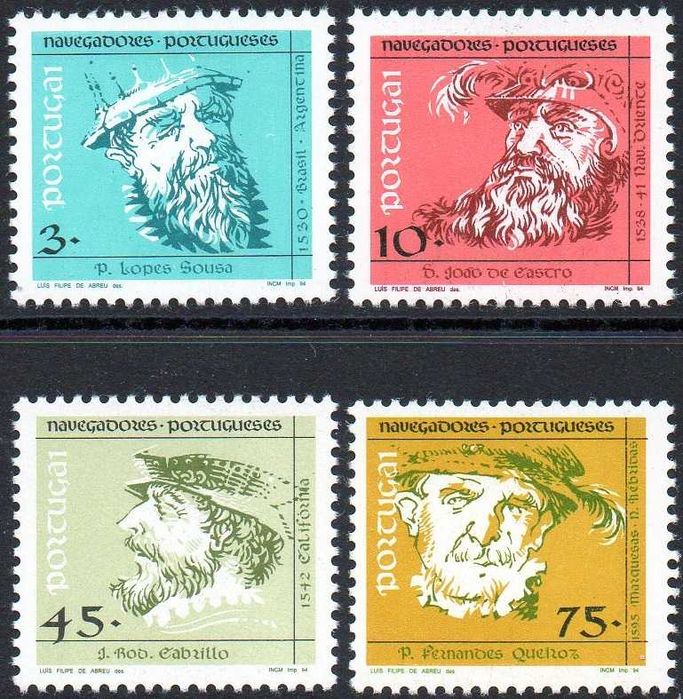 Selos Portugal 1994 - Série Completa Nova MNH Nº2194/2197